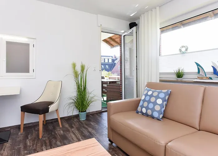 公寓 Haus Zur Moewe - Poolnutzung - Garten - Tischtennis 贝塞尔